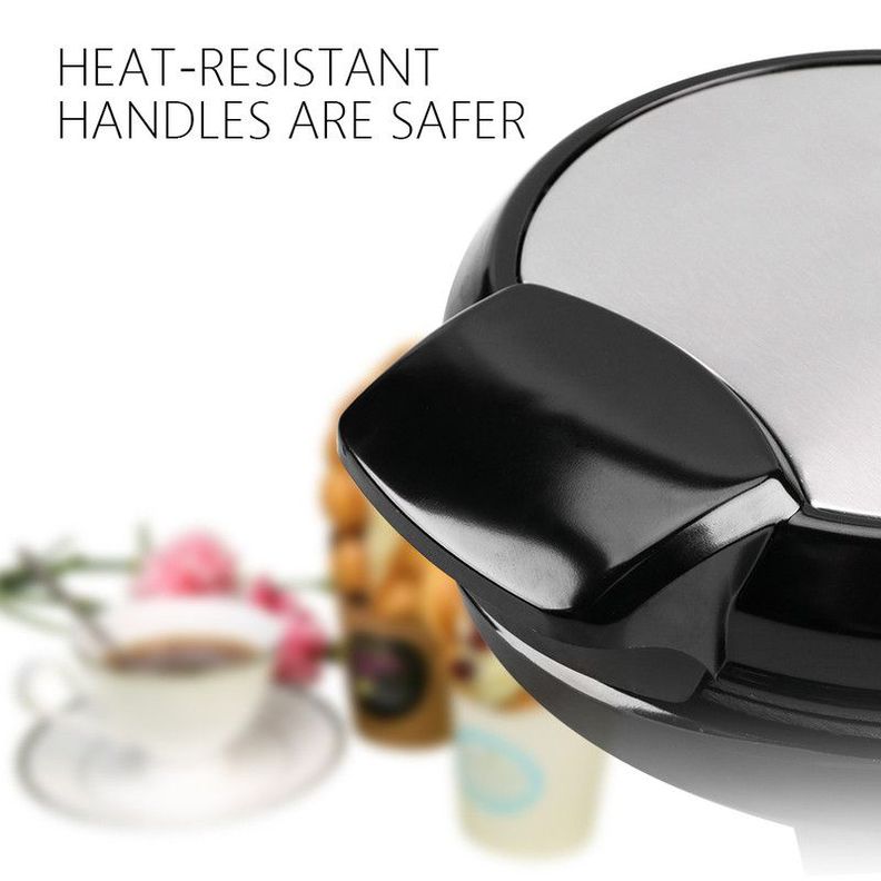 Wafflera Antiadherente Temperatura Constante Cocina Lau-6