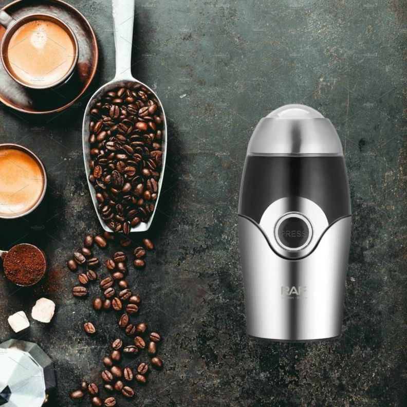 Molino Eléctrico Cuchillas Café Compacto Versátil Jhn-6