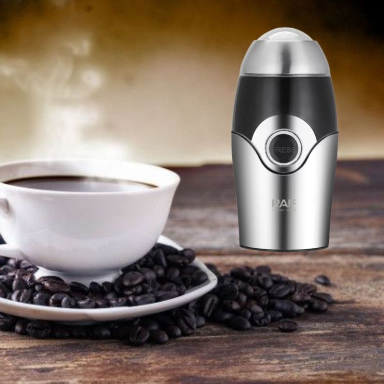 Molino Eléctrico Cuchillas Café Compacto Versátil Jhn-7