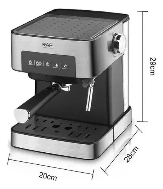 Máquina Café Espresso Cappuccino Machine Antigoteo Rondon-5