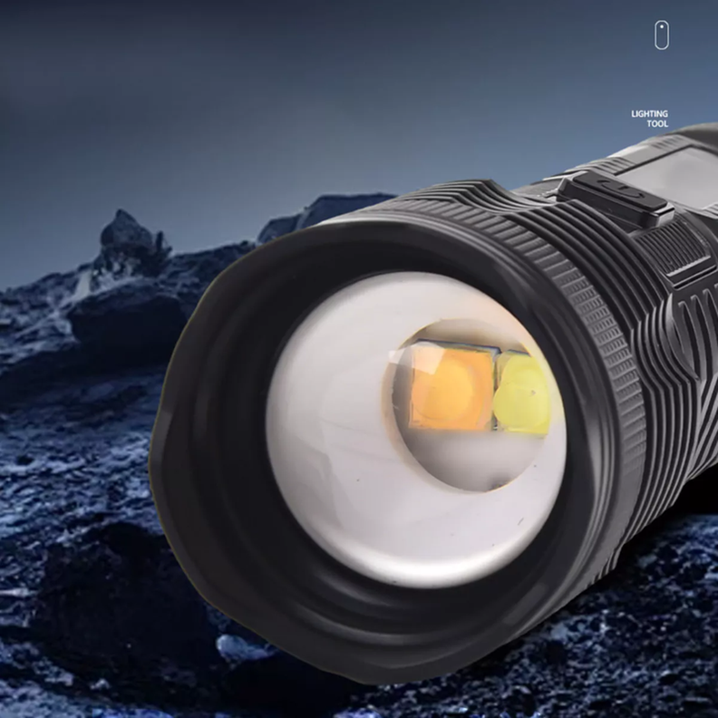 Linterna Exterior SuperBrillante Luz LED Recargable Lau-7