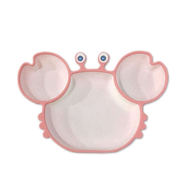 Plato Alimentar Bebe Cangrejo Comida Antideslizante Rondon-0