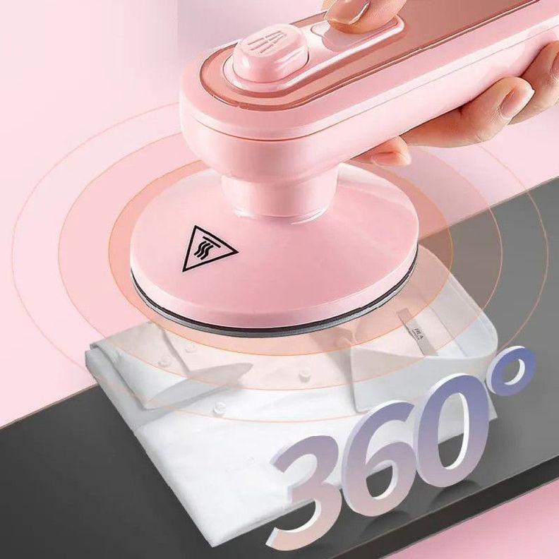 Mini Plancha Vapor Portátil Suela Cerámica Tanque 50ML Lau-3