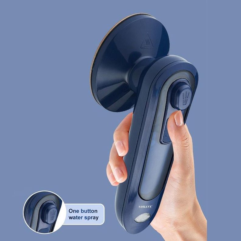 Mini Plancha Vapor Portátil Suela Cerámica Tanque 50ML Lau-4