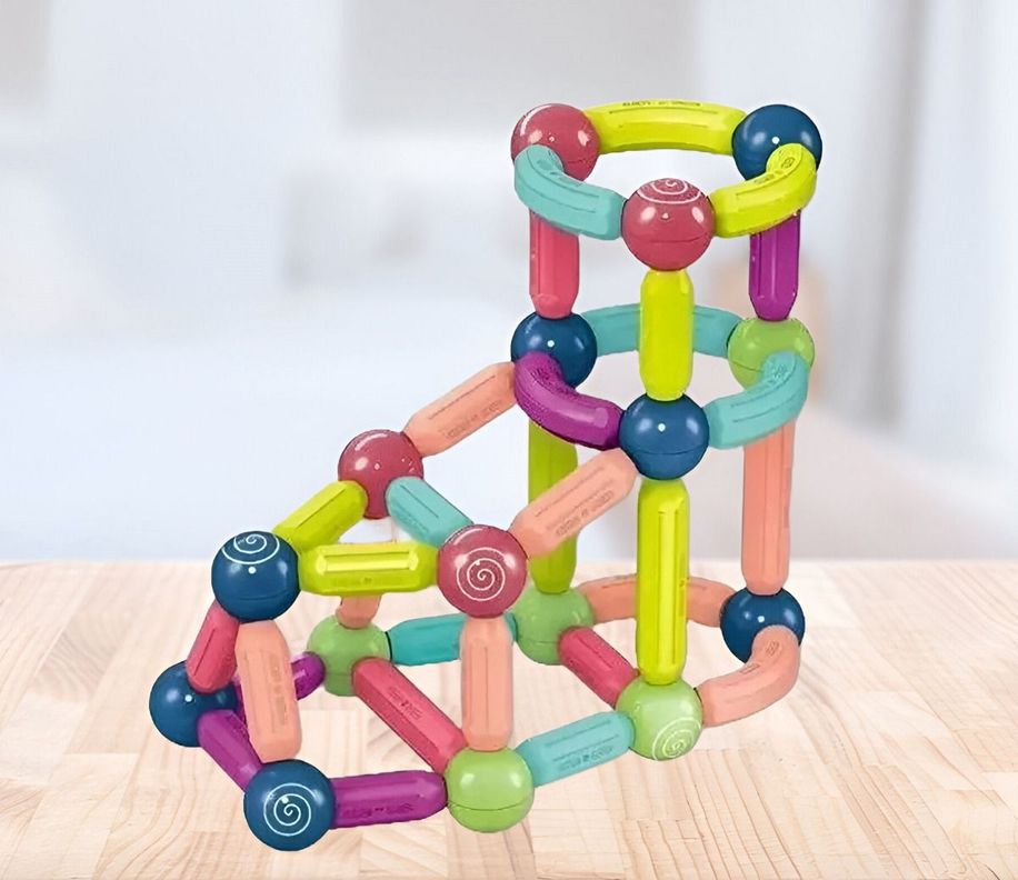 Bloques Construcción Magnéticos Juguetes Bolas Varillas Jhn-9