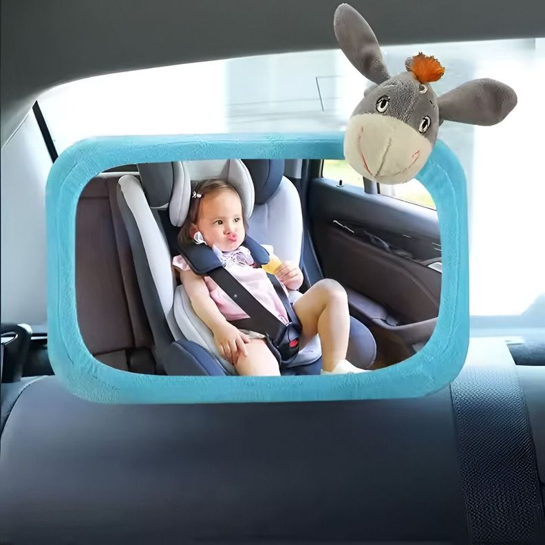 Espejo Retrovisor Bebé Auto Seguridad Asiento Ajustable Jhn-8