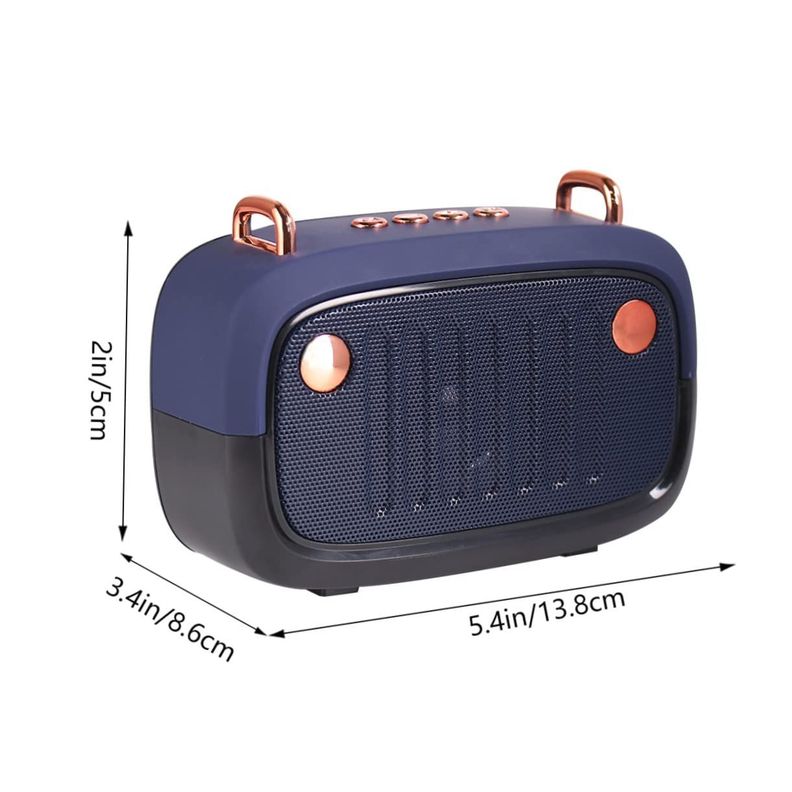 Altavoz Vintage Ligero Transportar Portátil Musica Rondon-2