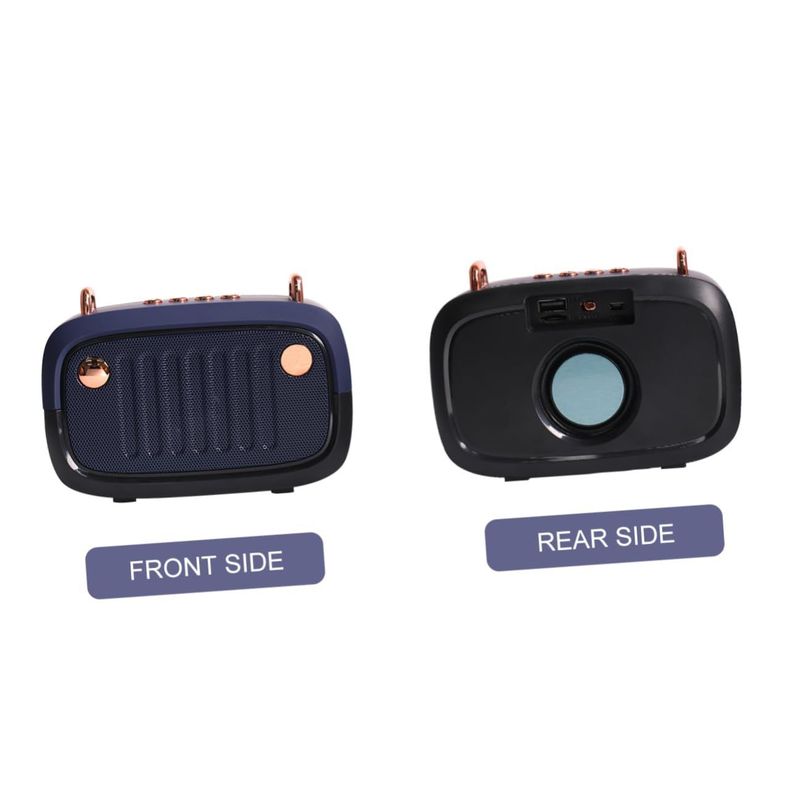 Altavoz Vintage Ligero Transportar Portátil Musica Rondon-4