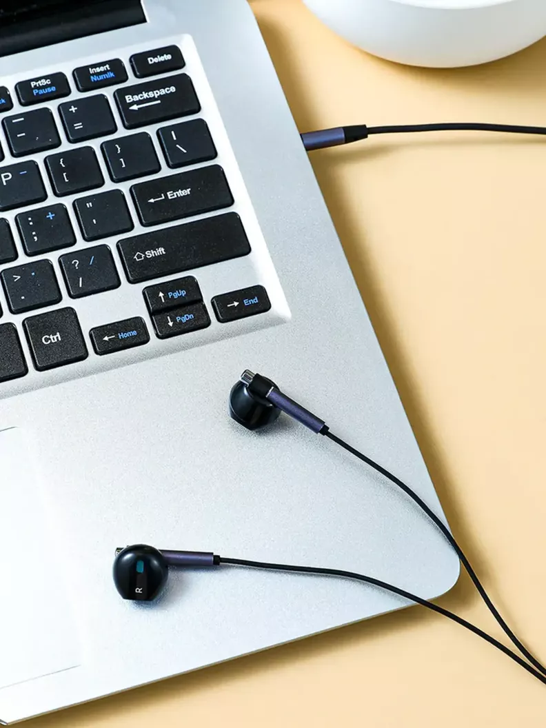 Auriculares Cable Microfono Control Volumen Celulares Lau-2