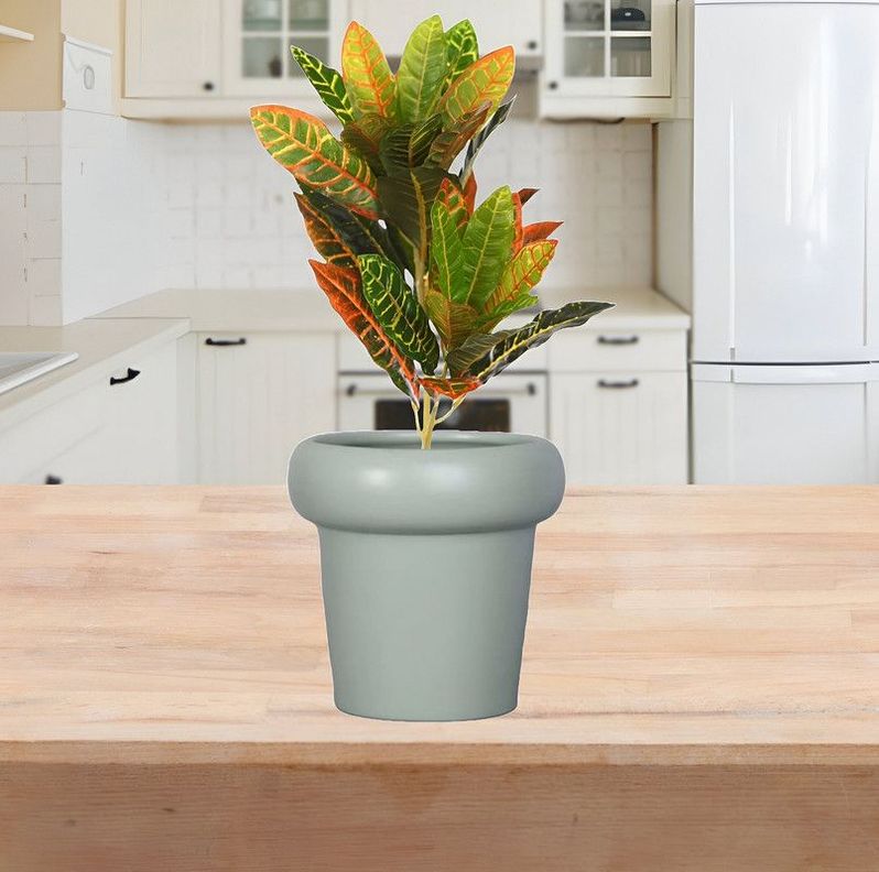 Maceta Plantas Terracacota Pequeña Escritorio Hogar Lau-5