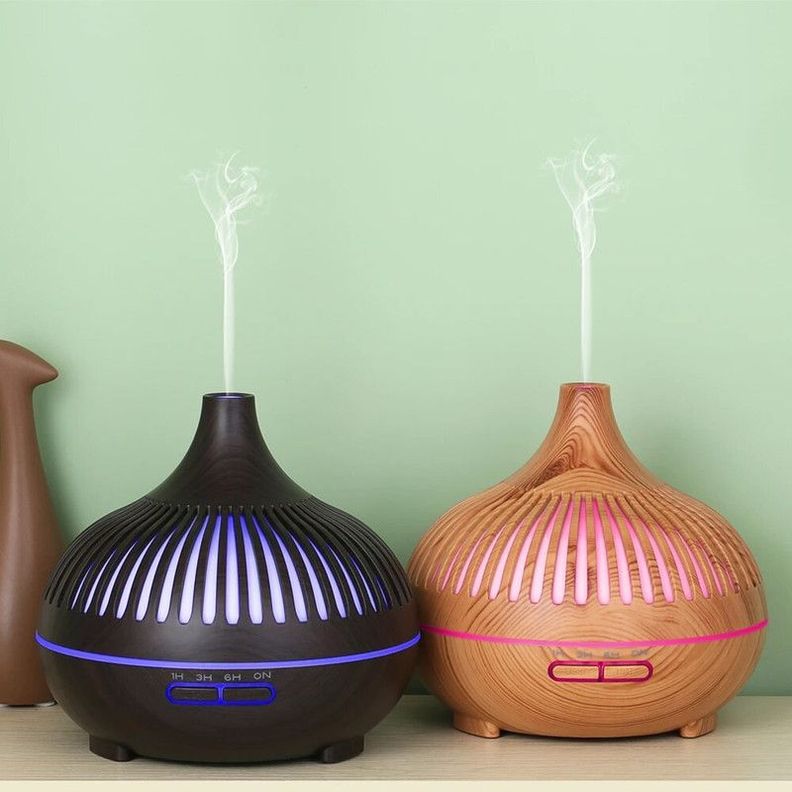 Difusor Aroma Colores LED Ultrasónico Esencial Rondon-9