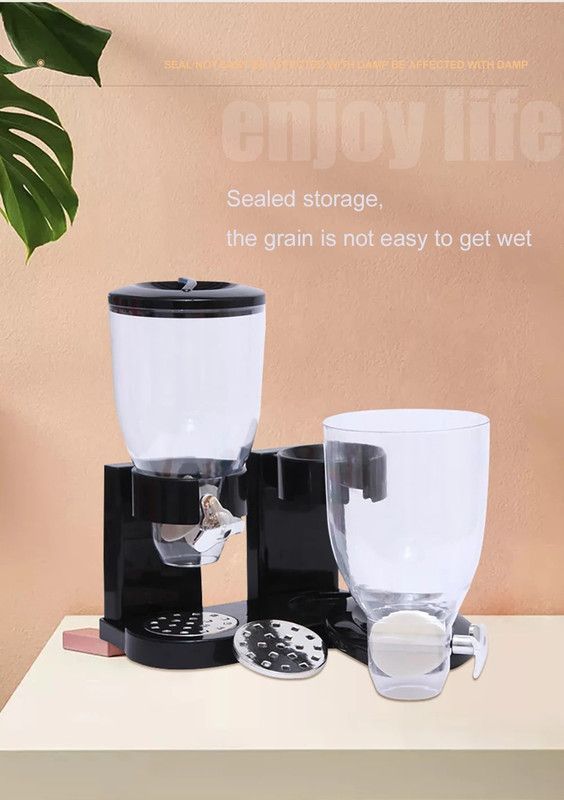 Dispensador Doble Cereal Alimentos Almacenamiento Rondon-2