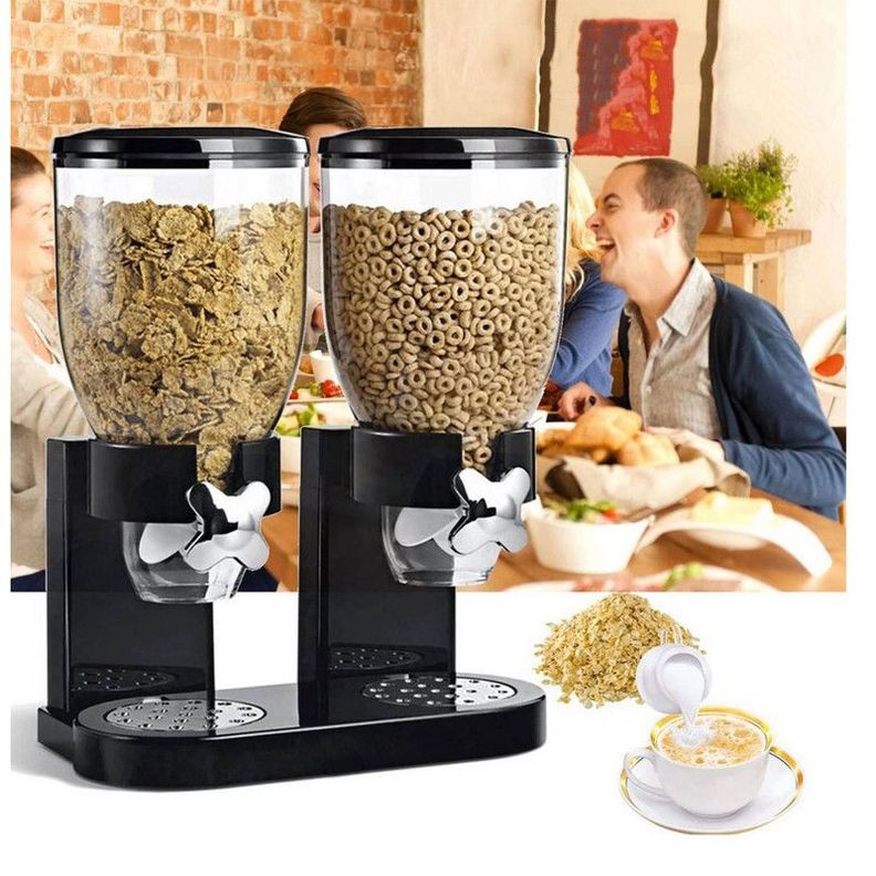 Dispensador Doble Cereal Alimentos Almacenamiento Rondon-6