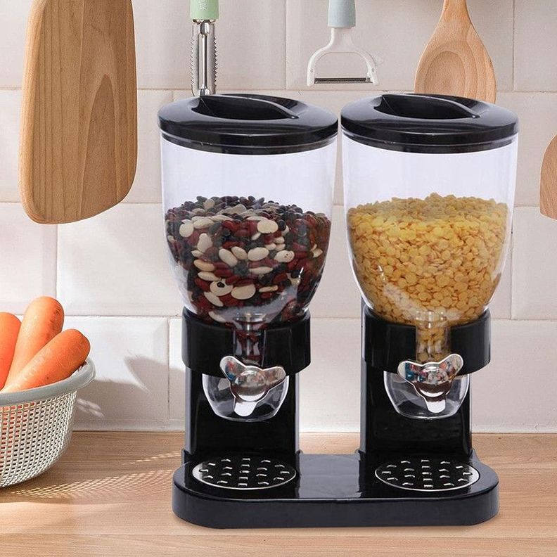 Dispensador Doble Cereal Alimentos Almacenamiento Rondon-9