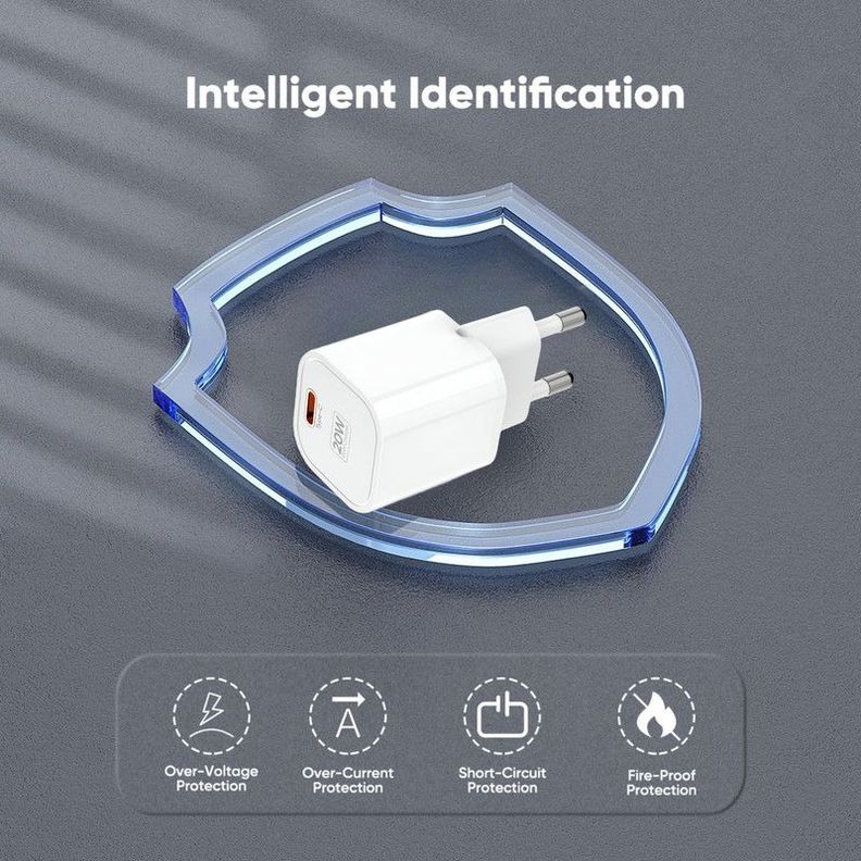 Cargador Adaptador Cabezal Tipo C Carga Rapida Lau-3