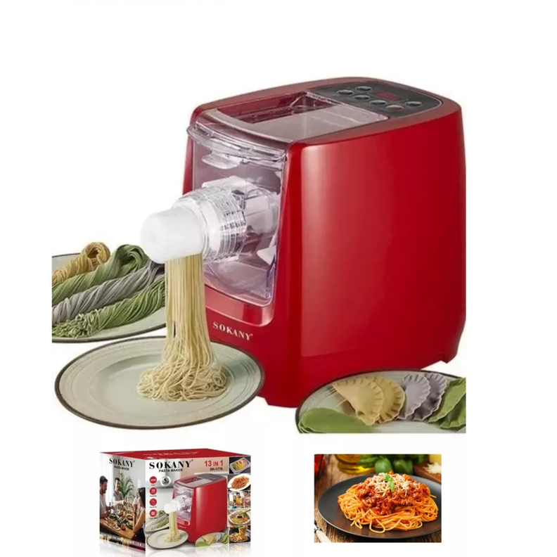 Maquina Para Hacer Pasta Fideos Máquina Eléctrica Rondon-6