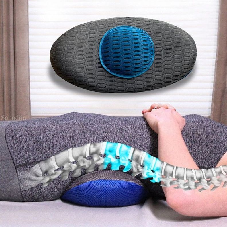 Almohada Lumbar Apoyo Espalda Diseño Ergonómico Rondon-7