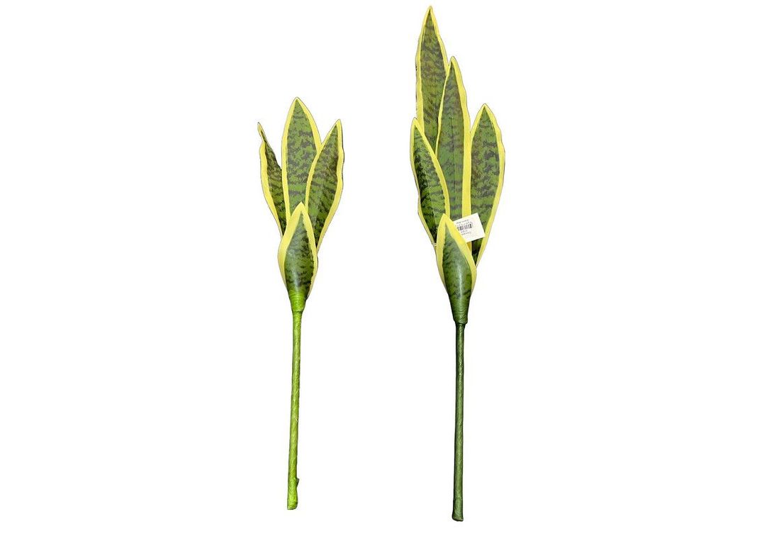 Set 2 Flor Planta Serpiente Hogar Jardin Tienda Realista Lau-2