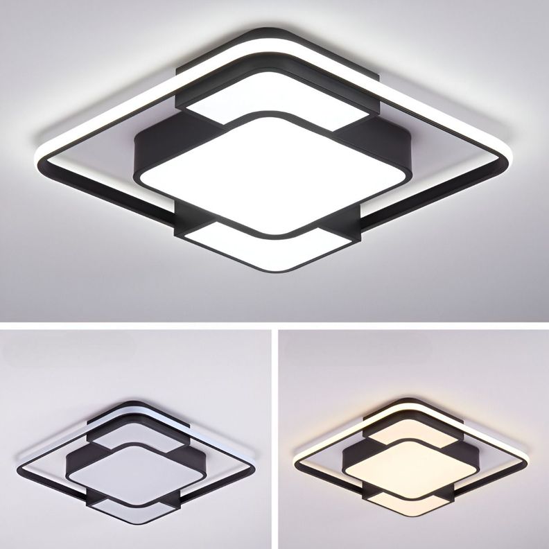 LÁMPARA DE TECHO LED Moderna Empotrada Minimalista-2
