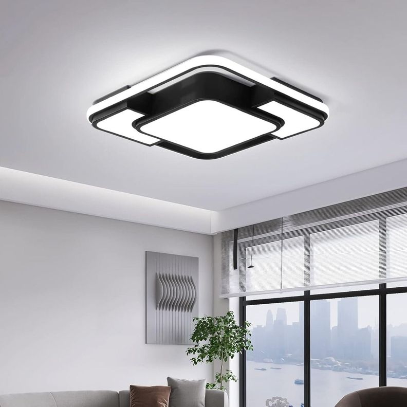 LÁMPARA DE TECHO LED Moderna Empotrada Minimalista-3