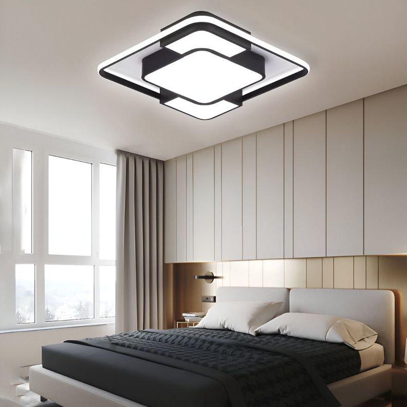 LÁMPARA DE TECHO LED Moderna Empotrada Minimalista-4