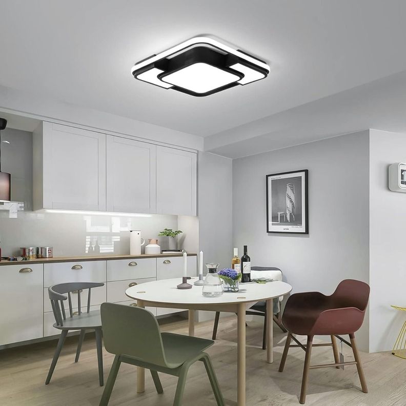 LÁMPARA DE TECHO LED Moderna Empotrada Minimalista-5