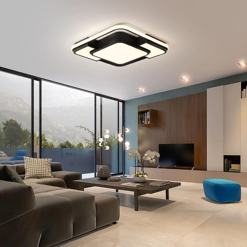 LÁMPARA DE TECHO LED Moderna Empotrada Minimalista-6