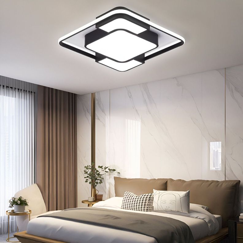 LÁMPARA DE TECHO LED Moderna Empotrada Minimalista-8
