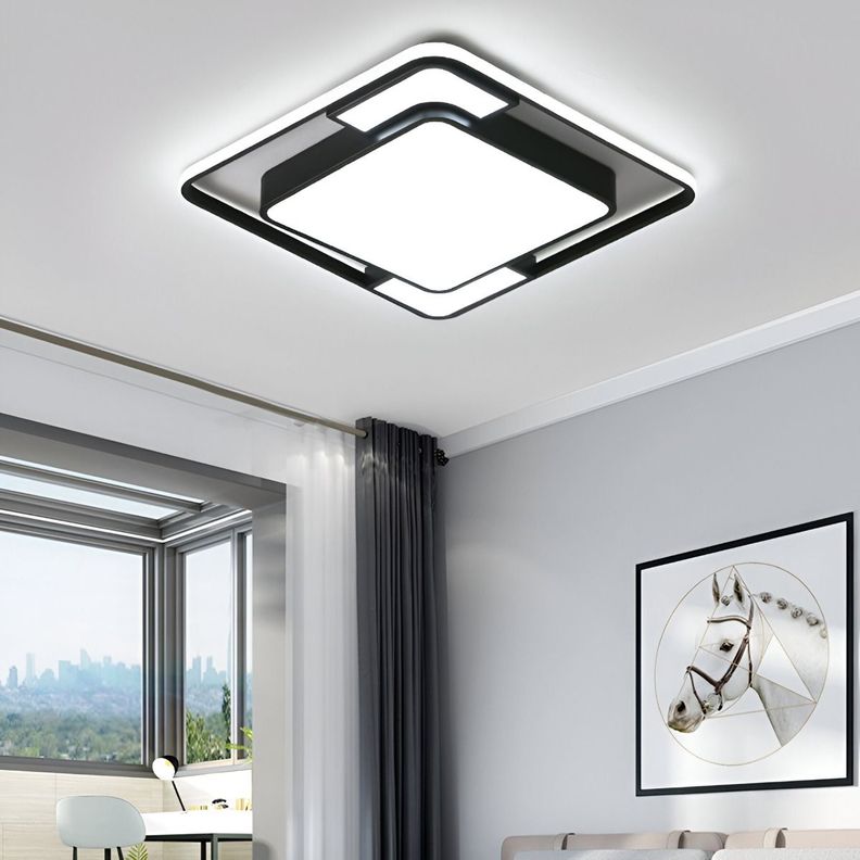 LÁMPARA DE TECHO LED Moderna Empotrada Minimalista-9