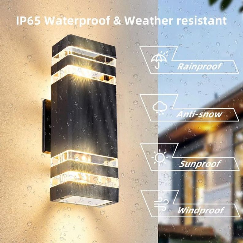 Lampara Pared Moderna LED Exterior Decoracion Lau-1