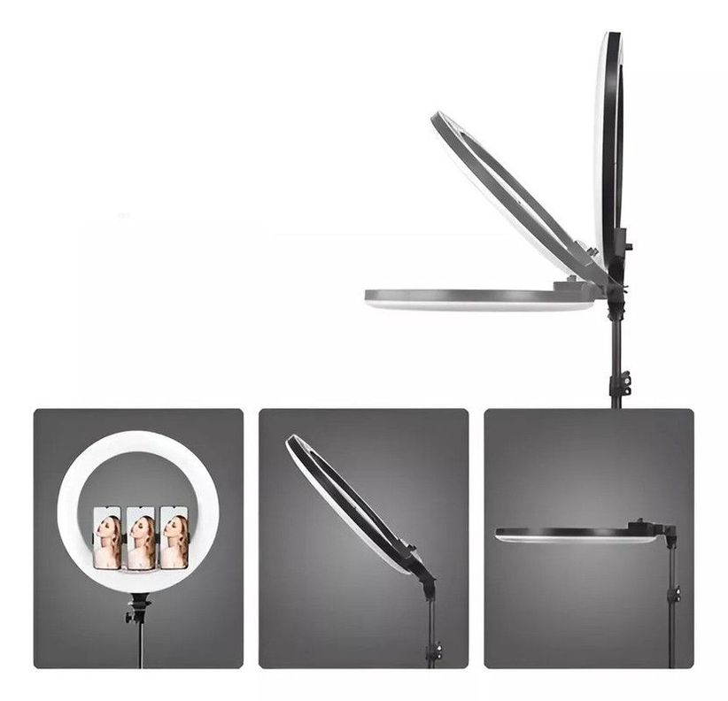 Iluminador Aro Anillo Luz Led Profesional Estructura Jer-6