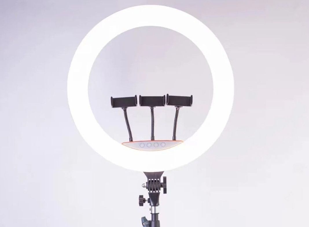 Iluminador Aro Anillo Luz Led Profesional Estructura Jer-9
