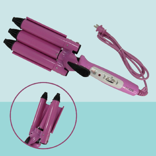 Rizadora Onduladora Cabello Rizos 3 Tubos Belleza Rondon-1