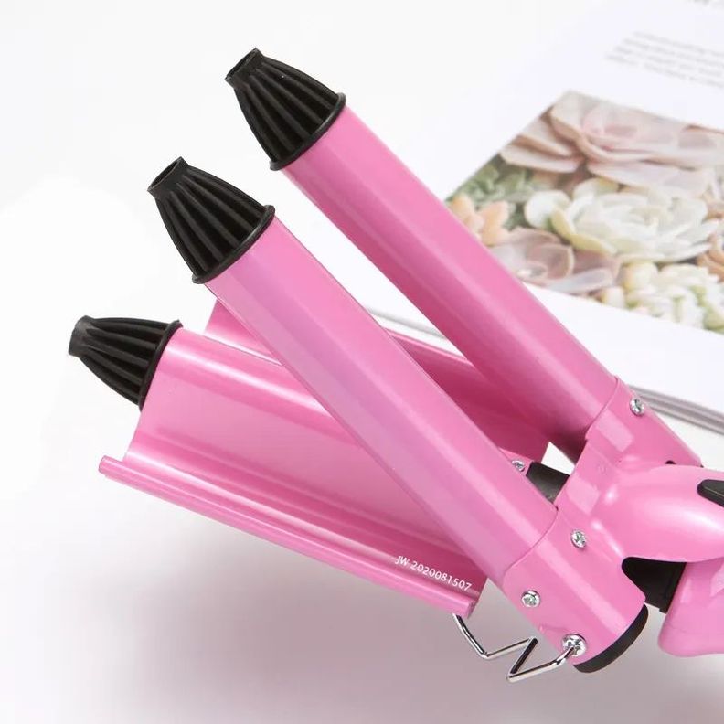Rizadora Onduladora Cabello Rizos 3 Tubos Belleza Rondon-9
