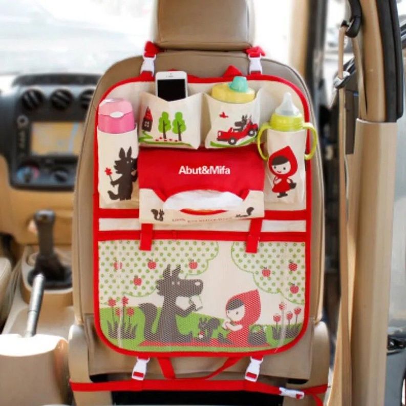 Organizador Asiento Coche Dibujos Animados Bolsa Rondon-7