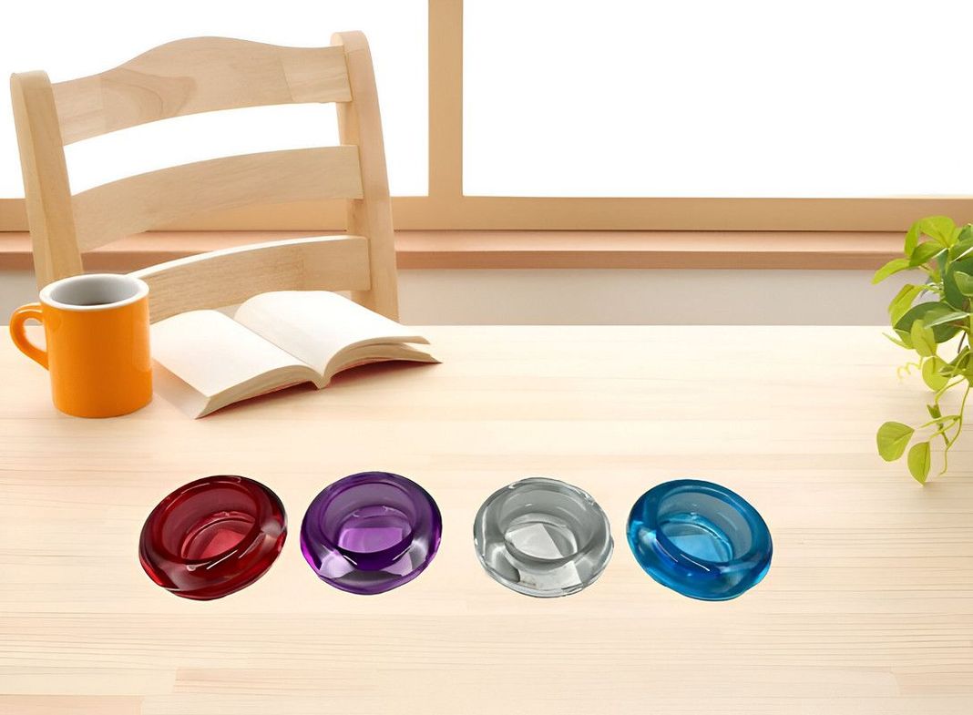 Set 7 Portavela Color Decorativo Elegante Duradero Hogar Lau-1