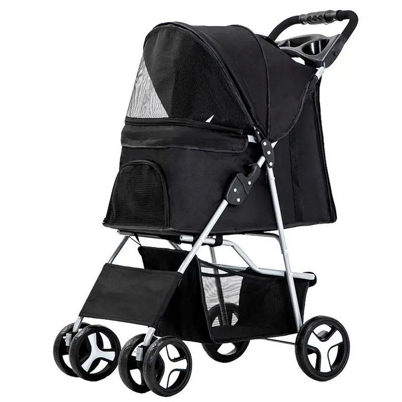 Transporte Mascotas Paseo Plegable Ligero Elegante Jer-0