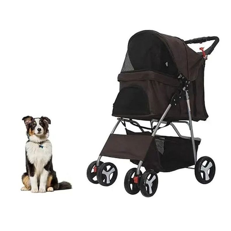 Transporte Mascotas Paseo Plegable Ligero Elegante Jer-4