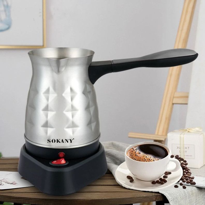 Cafetera Hervidor 500ML 600W Casa Oficina Acero Inox Lau-0