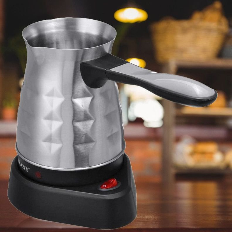 Cafetera Hervidor 500ML 600W Casa Oficina Acero Inox Lau-2