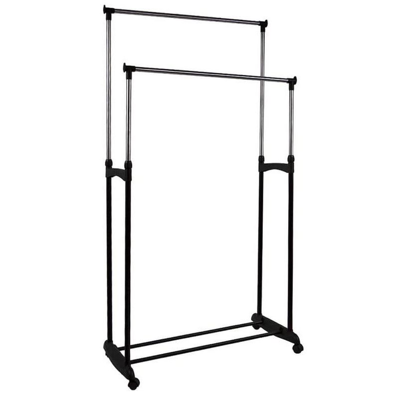 Perchero Ajustable Ropa Doble Diseño Elegante Sala Estar Jer-2