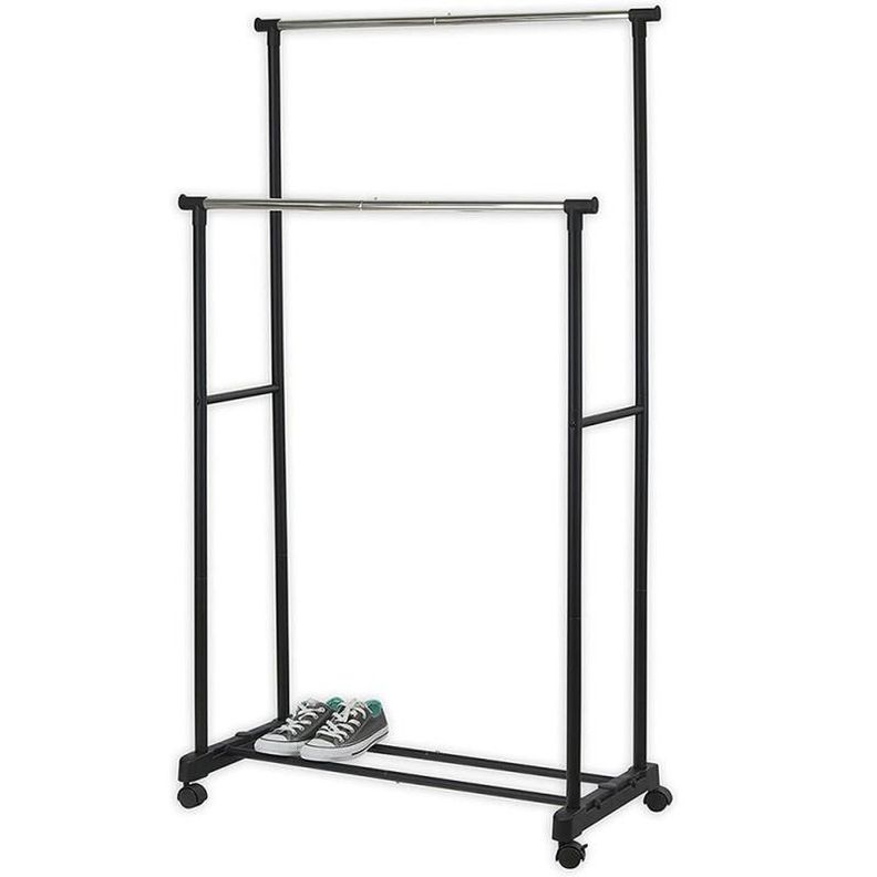 Perchero Ajustable Ropa Doble Diseño Elegante Sala Estar Jer-3