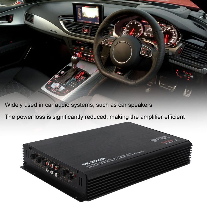 Amplificador Coche Sensibilidad Aleación Disipación Rondon-4