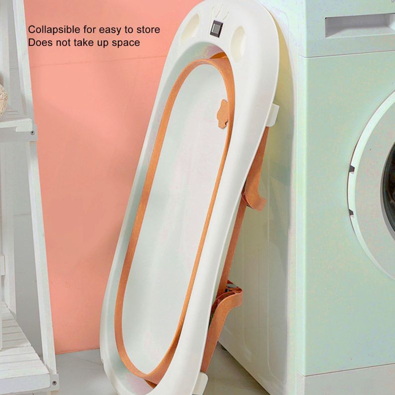 Bañera Plegable Bebé Base Estable Infantil Viajar Rondon-1