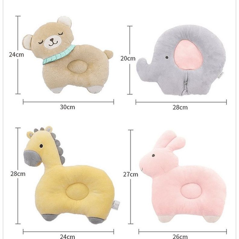 Almohada Bebe Dormir Animal Algodón Ergonomica Descanso Jer-8