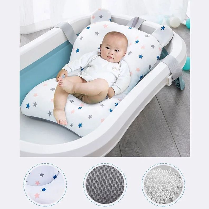 Cojín Bebe Baño Recién Nacido Asiento Apoyo Suave Rondon-5