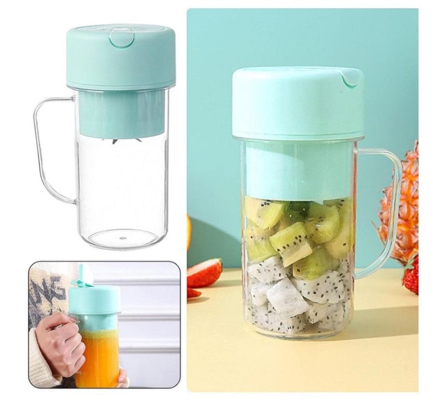 Botella Pajita Batidor Frutas Multifuncional Usb Lau-4