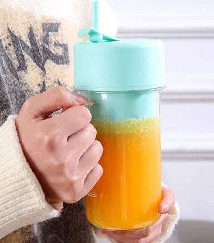 Botella Pajita Batidor Frutas Multifuncional Usb Lau-6