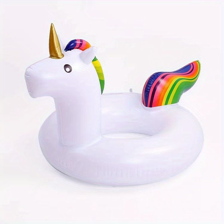 Inflable Piscina Anillo Natación Unicornio Niñas Rondon-0