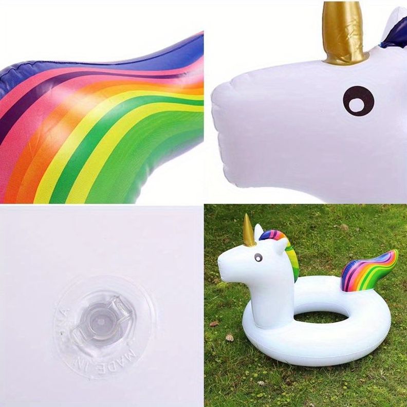 Inflable Piscina Anillo Natación Unicornio Niñas Rondon-9